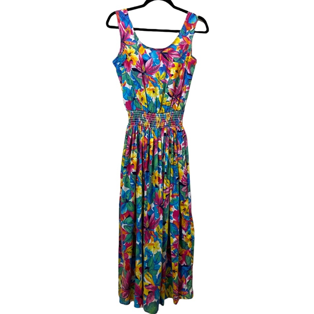 Vintage Midi Dress by Sand Dollars Size Small Made in USA